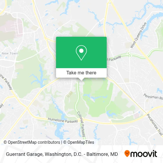 Guerrant Garage map