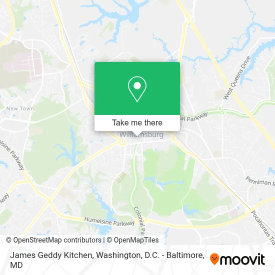 James Geddy Kitchen map