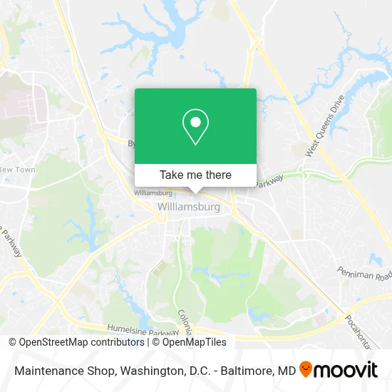 Maintenance Shop map