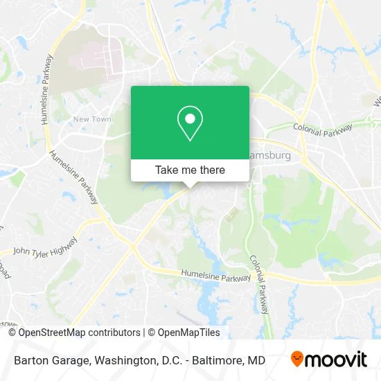 Barton Garage map