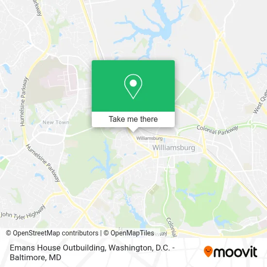 Emans House Outbuilding map