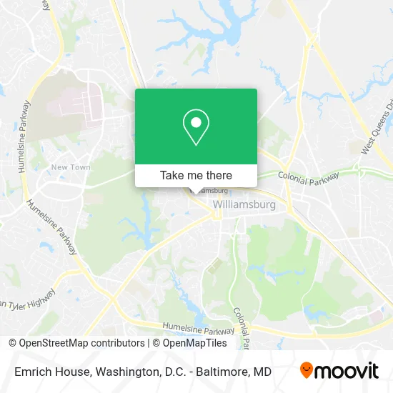 Emrich House map