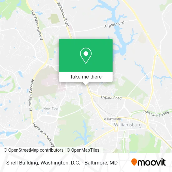 Shell Building map