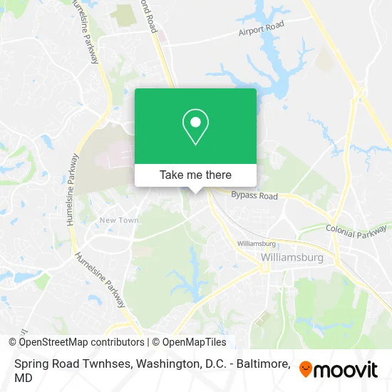 Spring Road Twnhses map