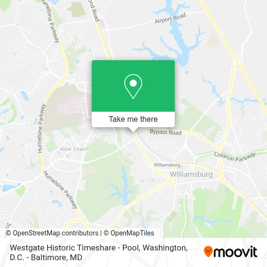 Westgate Historic Timeshare - Pool map