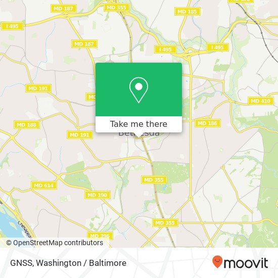 Mapa de GNSS, 4720 Montgomery Ln