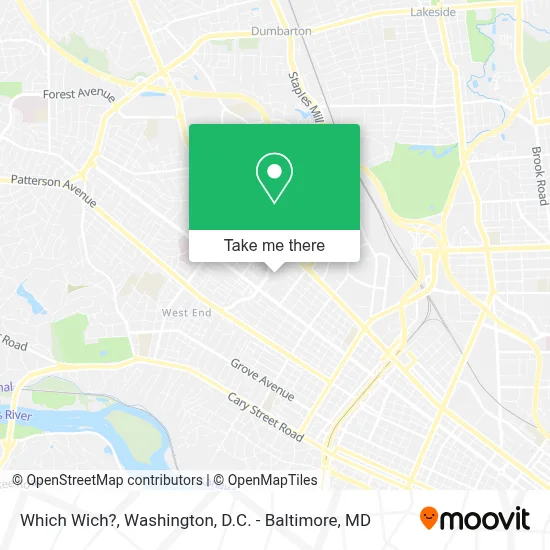 Which Wich? map