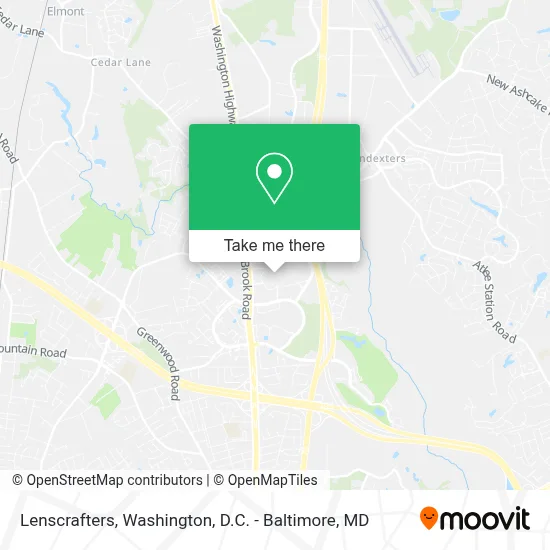Lenscrafters map