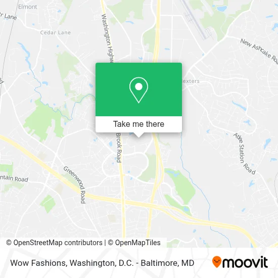 Wow Fashions map