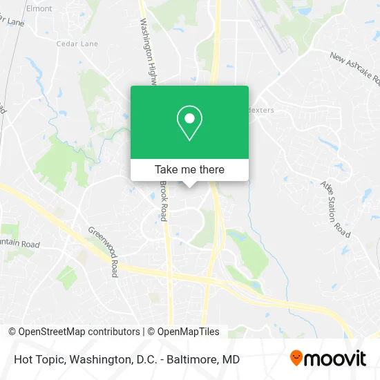 Hot Topic map