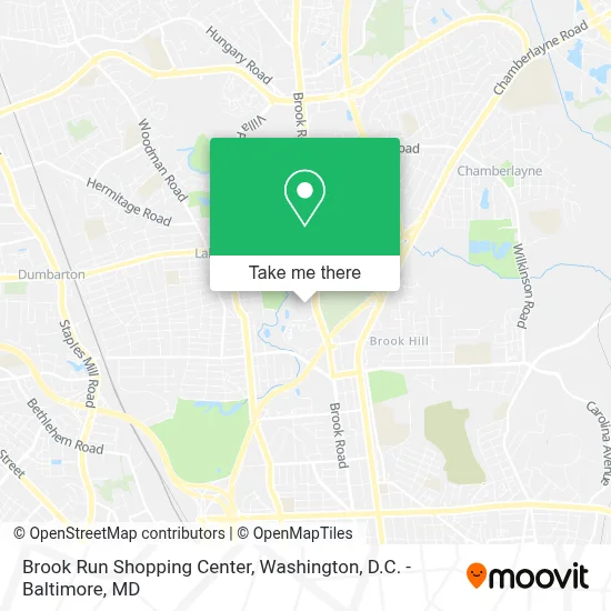 Brook Run Shopping Center map