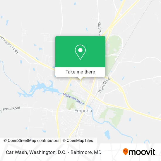Car Wash map