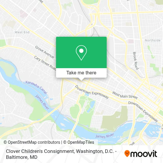 Clover Children's Consignment map