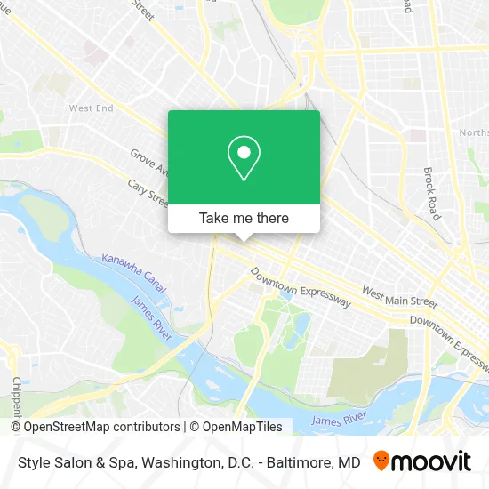 Style Salon & Spa map