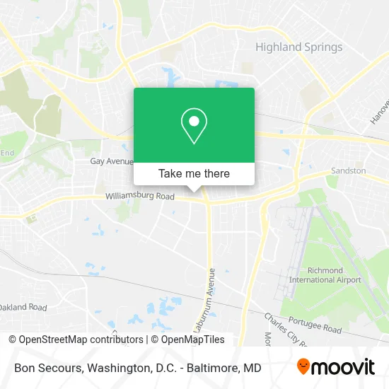 Bon Secours map