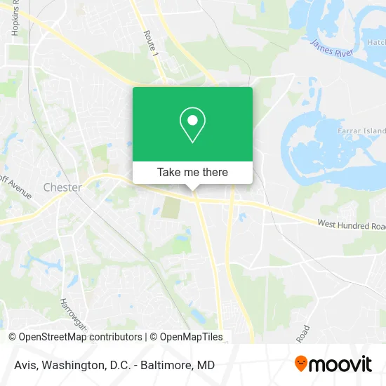 Avis map