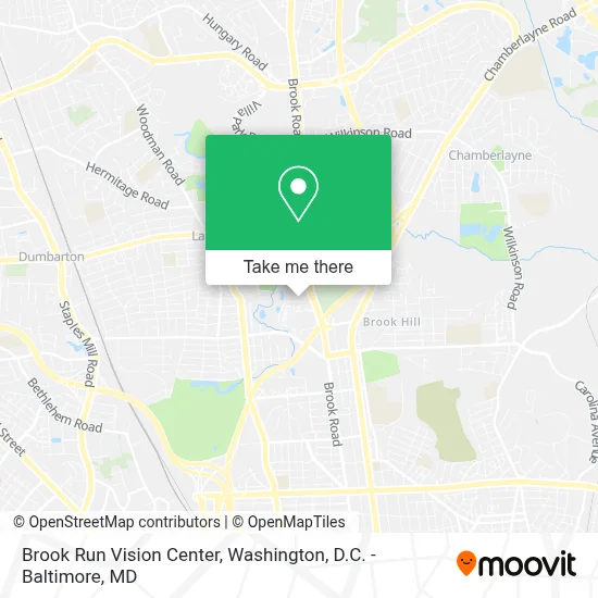Brook Run Vision Center map