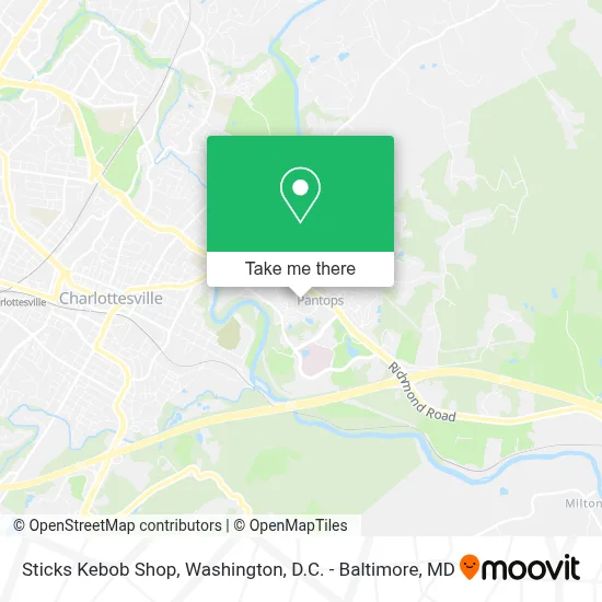Sticks Kebob Shop map