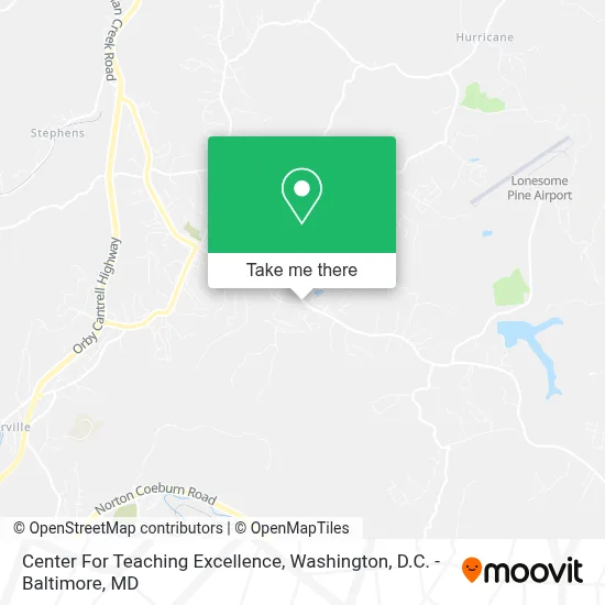 Center For Teaching Excellence map
