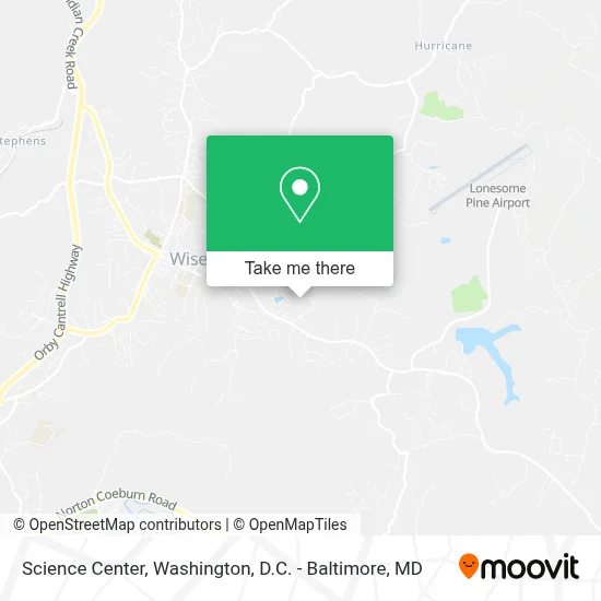 Science Center map