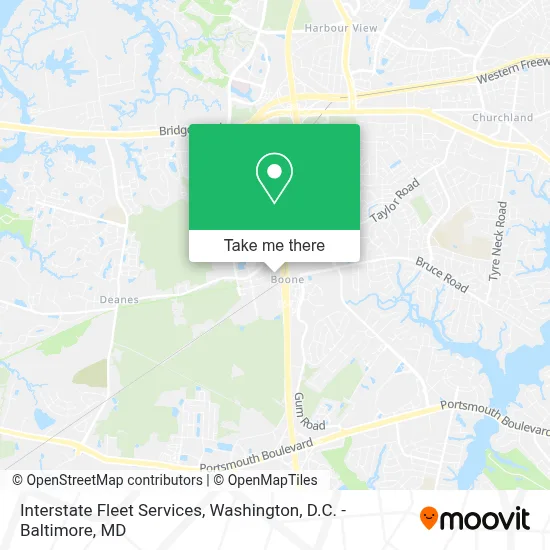 Interstate Fleet Services map