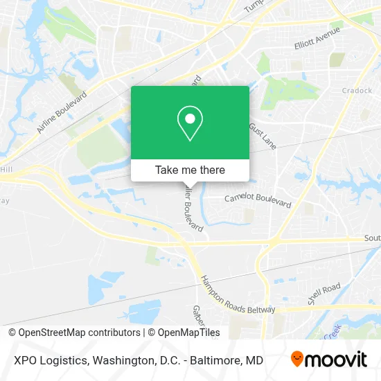 Xpo Logistics map