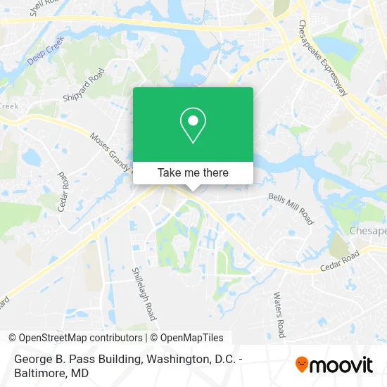 George B. Pass Building map