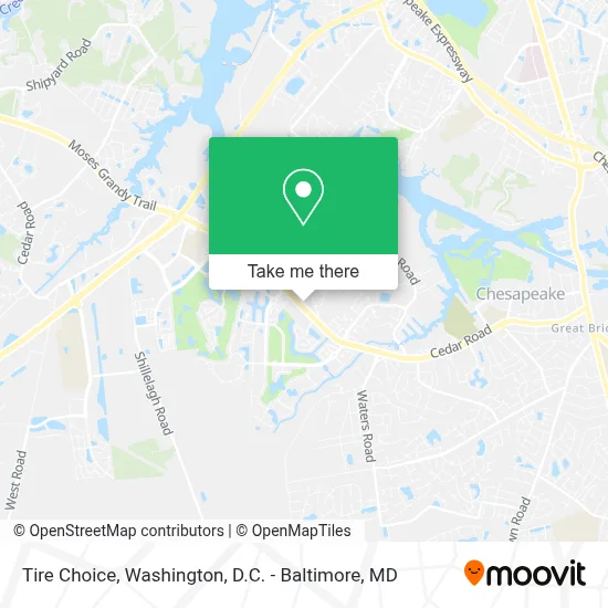 Tire Choice map
