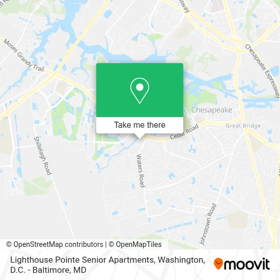 Lighthouse Pointe Senior Apartments map