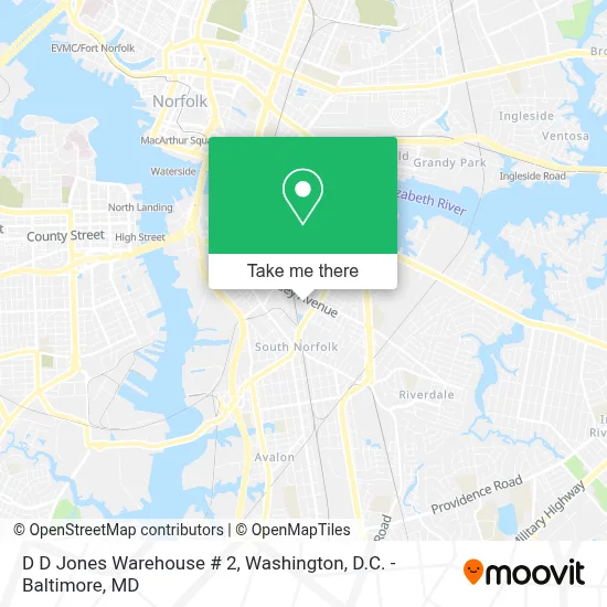 D D Jones Warehouse # 2 map