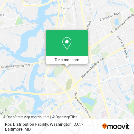 Rps Distribution Facility map