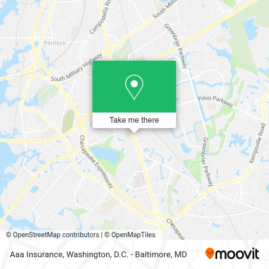 Aaa Insurance map