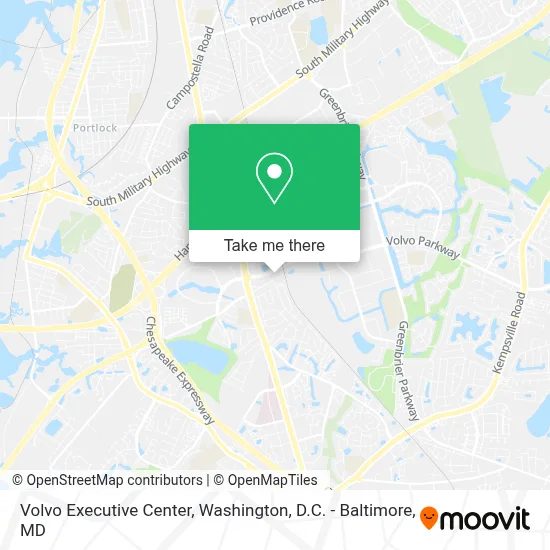 Volvo Executive Center map
