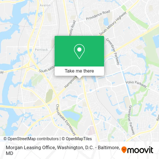 Morgan Leasing Office map