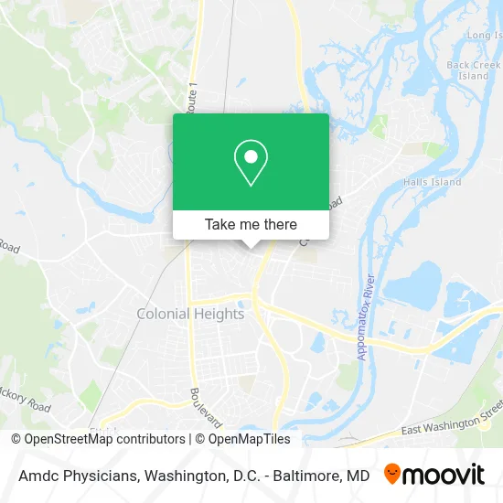 Amdc Physicians map
