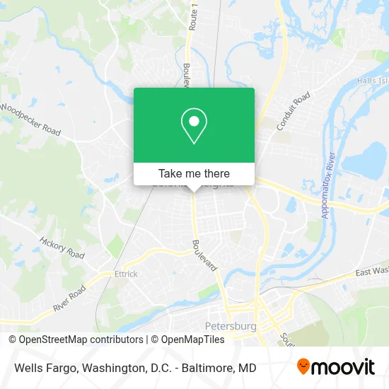Wells Fargo map
