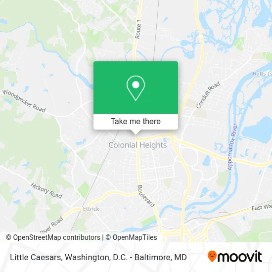 Little Caesars map