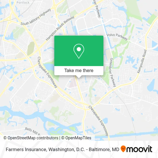 Farmers Insurance map