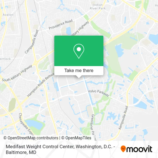 Medifast Weight Control Center map