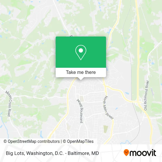 Big Lots map