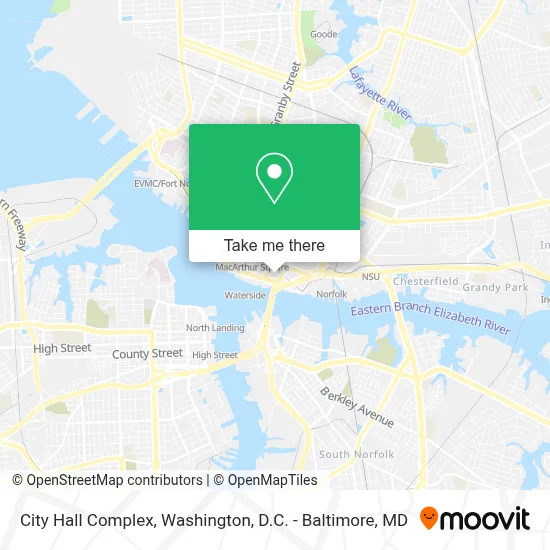 City Hall Complex map