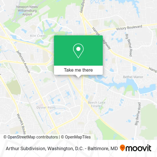 Arthur Subdivision map