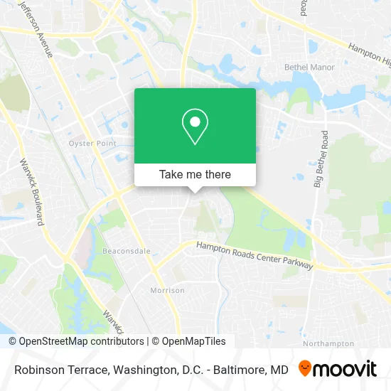 Robinson Terrace map
