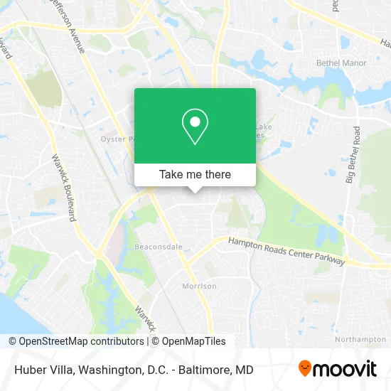 Huber Villa map