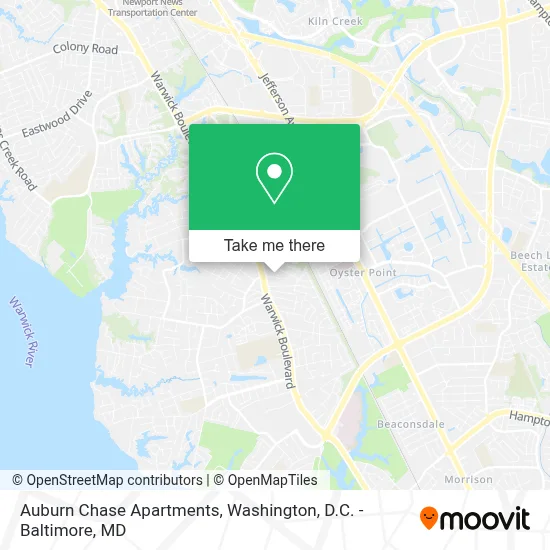 Auburn Chase Apartments map