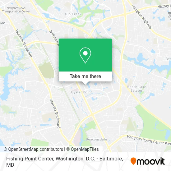 Fishing Point Center map