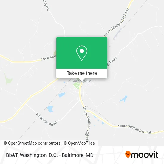 Bb&T map