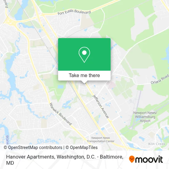 Hanover Apartments map