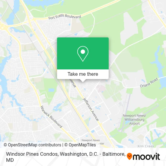 Windsor Pines Condos map