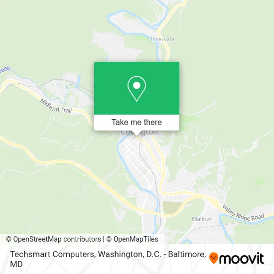 Techsmart Computers map